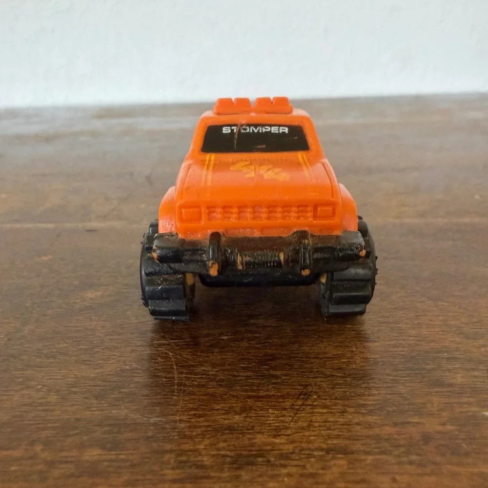 Vintage Schaper‎ Stomper  4X4 Orange 80s Ford Truck McDonalds Toy 23